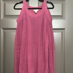 Loft Cold Shoulder Sweater